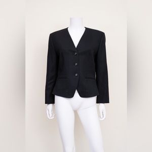 PENDLETON Black WOOL JACKET VINTAGE MADE IN THE USA